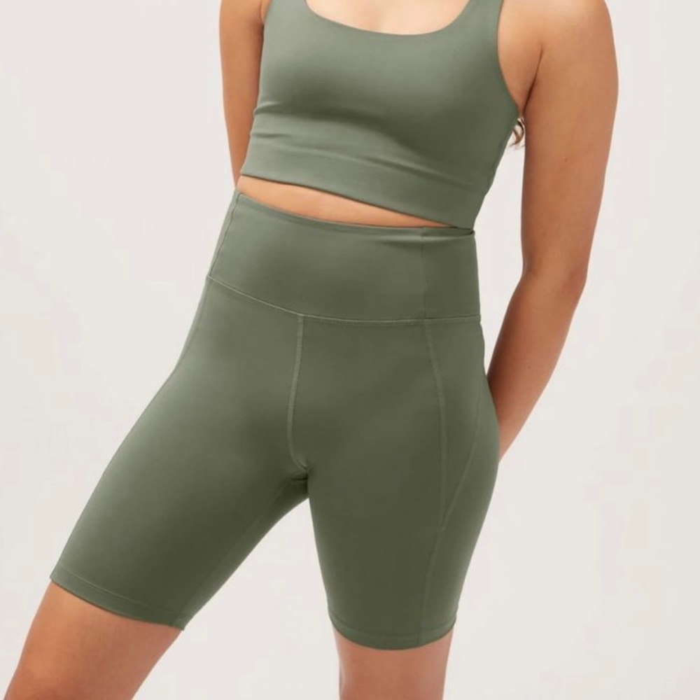 GIRLFRIEND COLLECTIVE THYME BIKE SHORTS